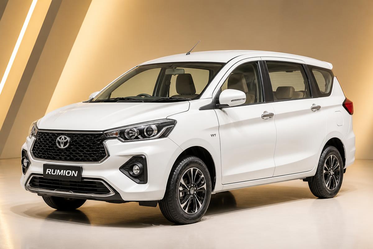White Toyota Rumion — Premium MPV chauffeur car